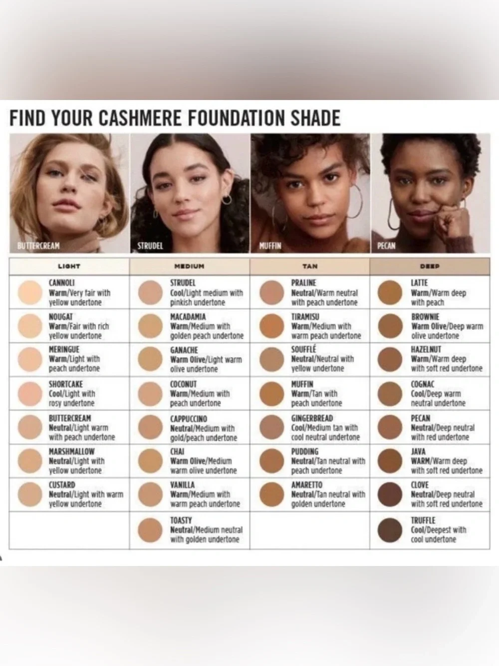 Avon FMG Cashmere 24 Hour Foundation CANNOLI. Liquid Matte Makeup. 1 oz.